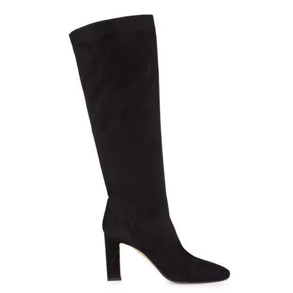 AQUAZZURA Manzoni 85 Suede Knee Boots Size 41